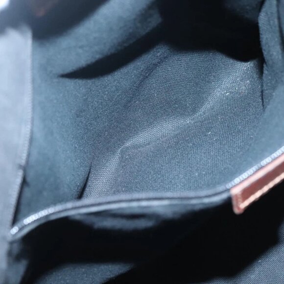 BURBERRY Nova Check Tote Bag PVC Beige Gold Auth - Picture 7 of 14